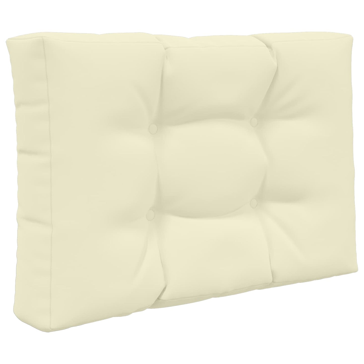 Cuscino per divano da esterno 2 pcs Crema Poliestere