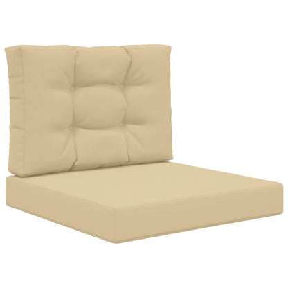 Cuscino per divano da esterno 2 pcs Beige Poliestere | homemem39