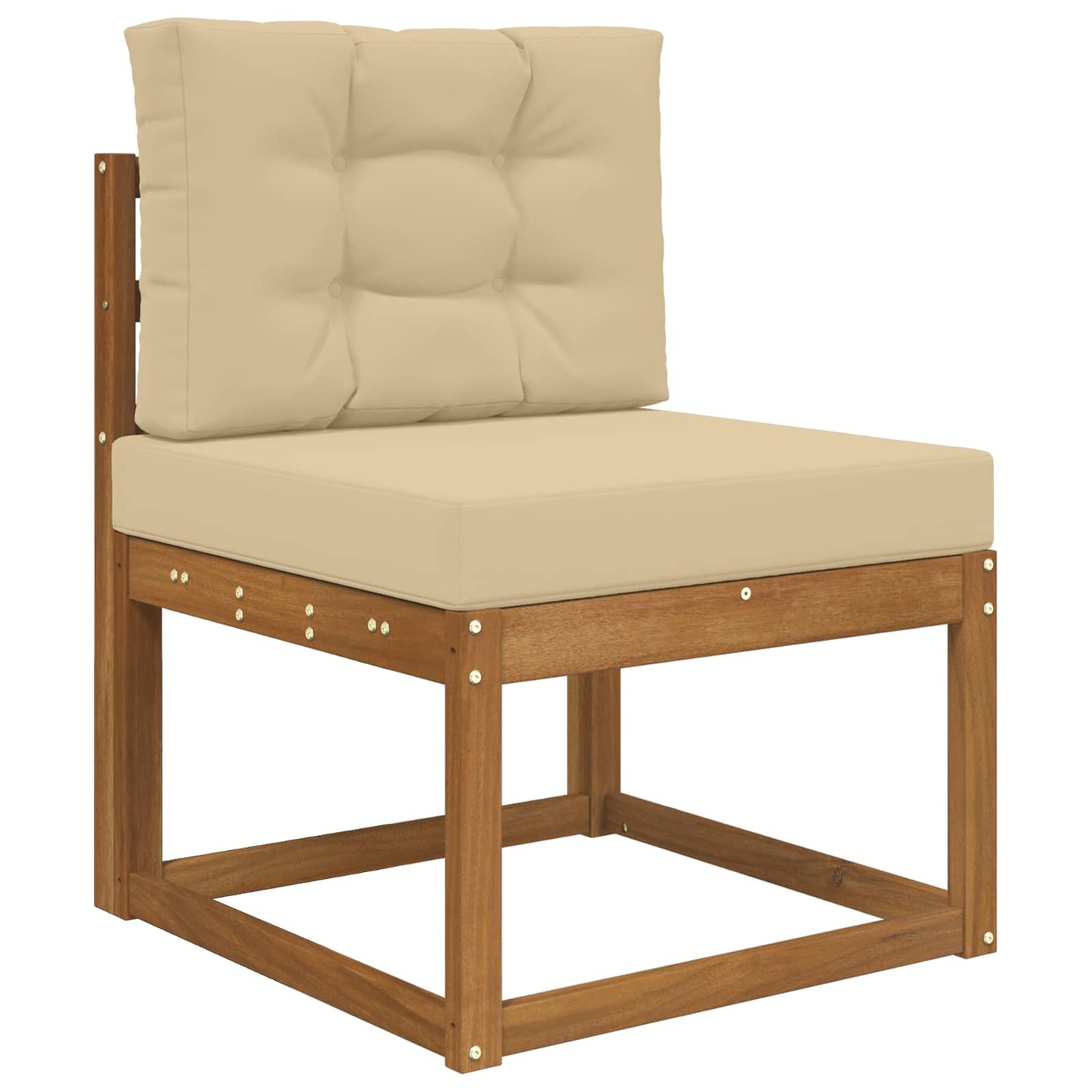 Cuscino per divano da esterno 2 pcs Beige Poliestere | homemem39