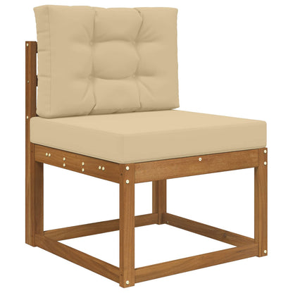 Cuscino per divano da esterno 2 pcs Beige Poliestere | homemem39