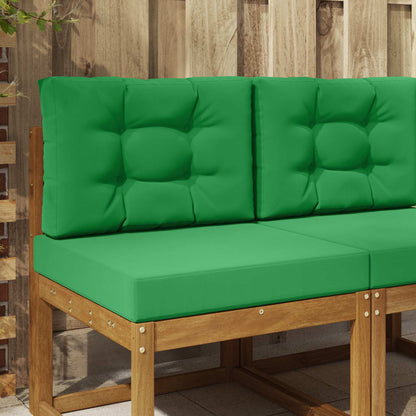 Cuscino per divano da esterno 2 pcs Verde Poliestere