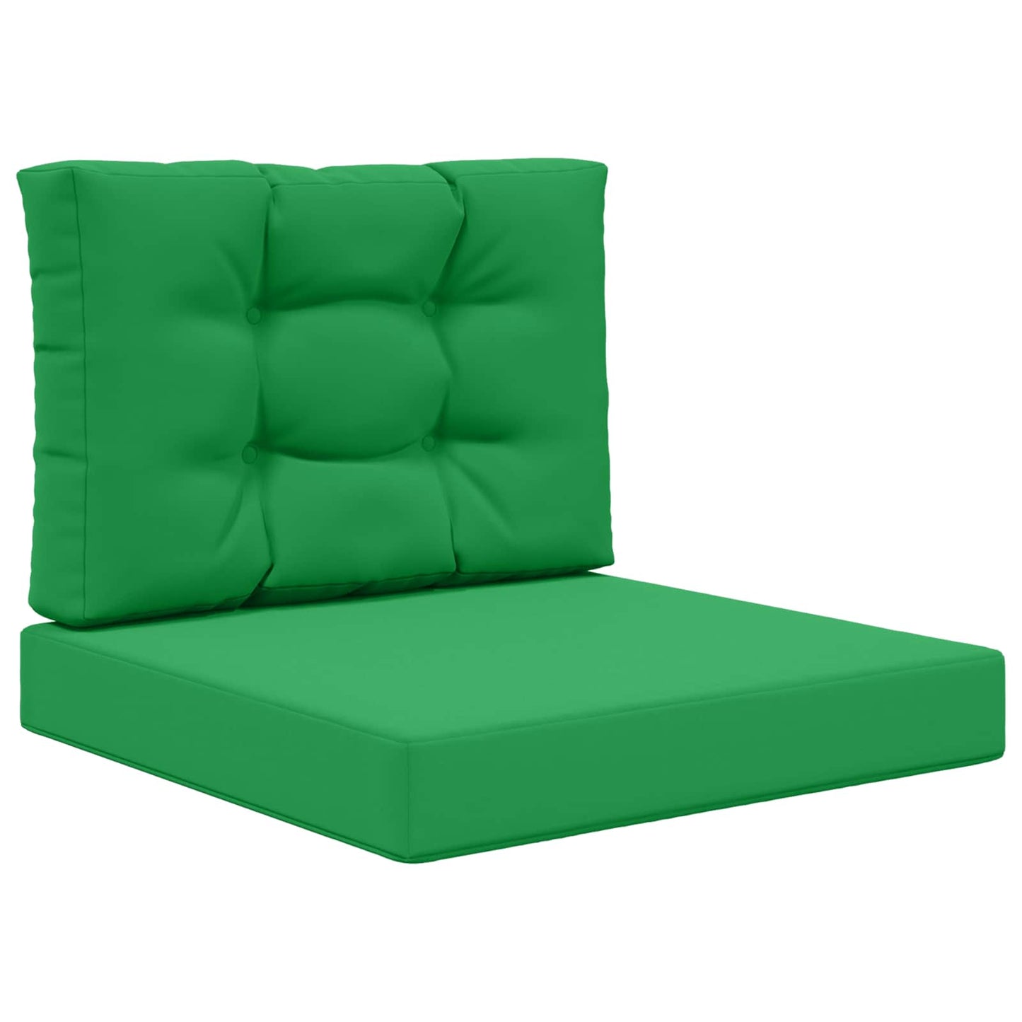 Cuscino per divano da esterno 2 pcs Verde Poliestere