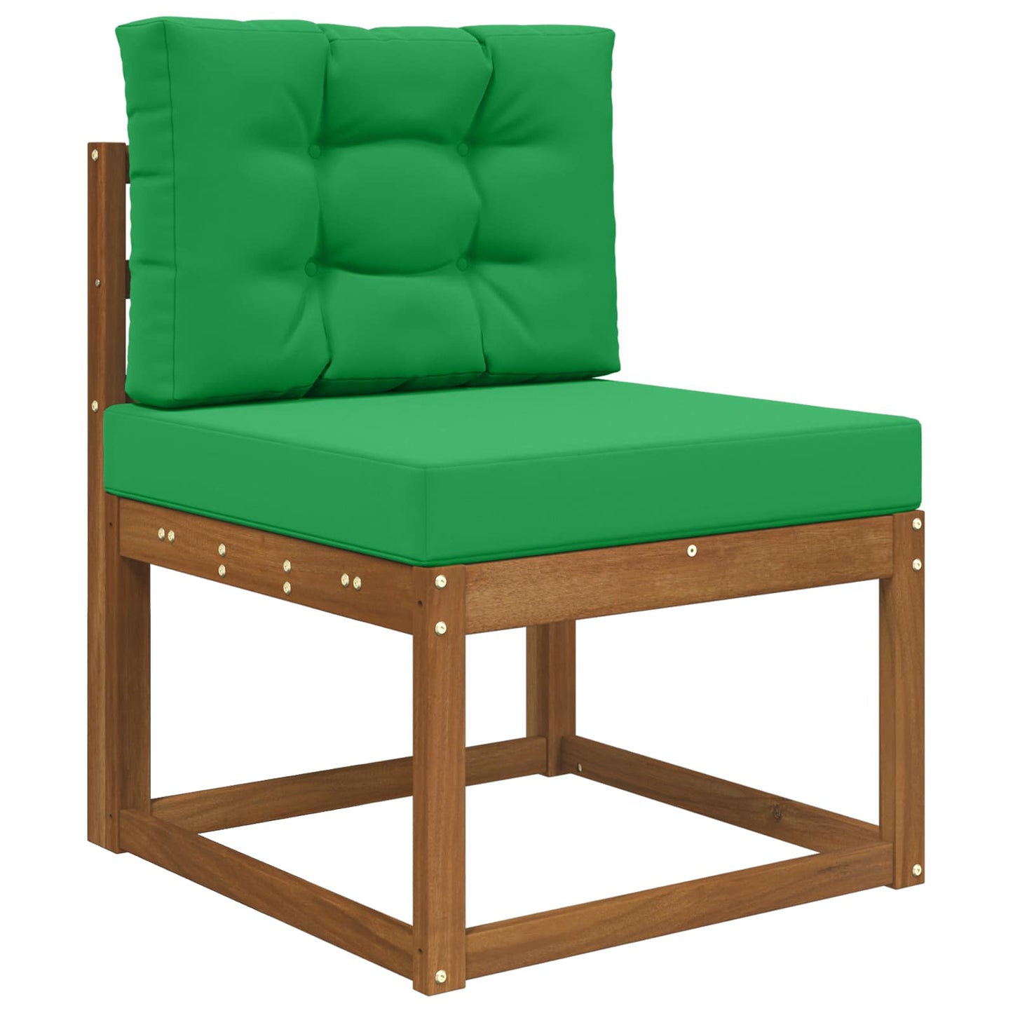 Cuscino per divano da esterno 2 pcs Verde Poliestere