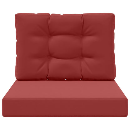 Cuscino per divano da esterno 2 pcs Rosso vino Poliestere