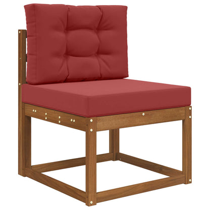 Cuscino per divano da esterno 2 pcs Rosso vino Poliestere