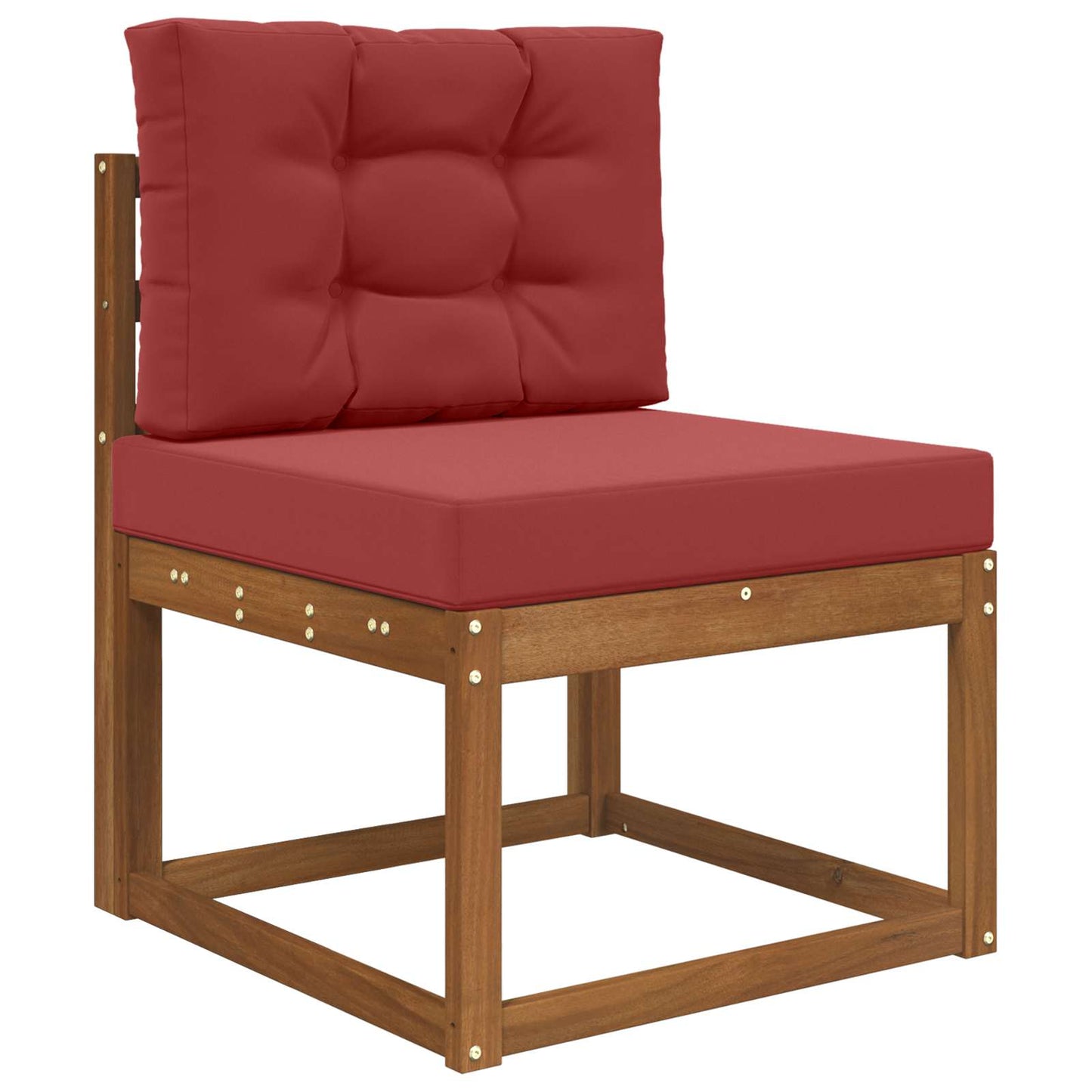 Cuscino per divano da esterno 2 pcs Rosso vino Poliestere