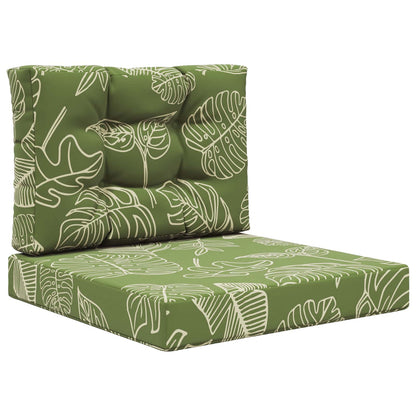 Cuscino per divano da esterno 2 pcs Design a foglia Poliestere | homemem39