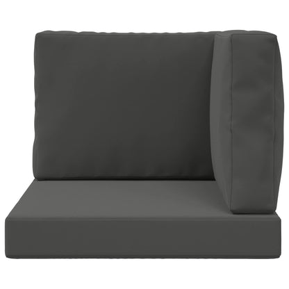 Cuscino per divano da esterno 3 pcs Antracite Poliestere | homemem39