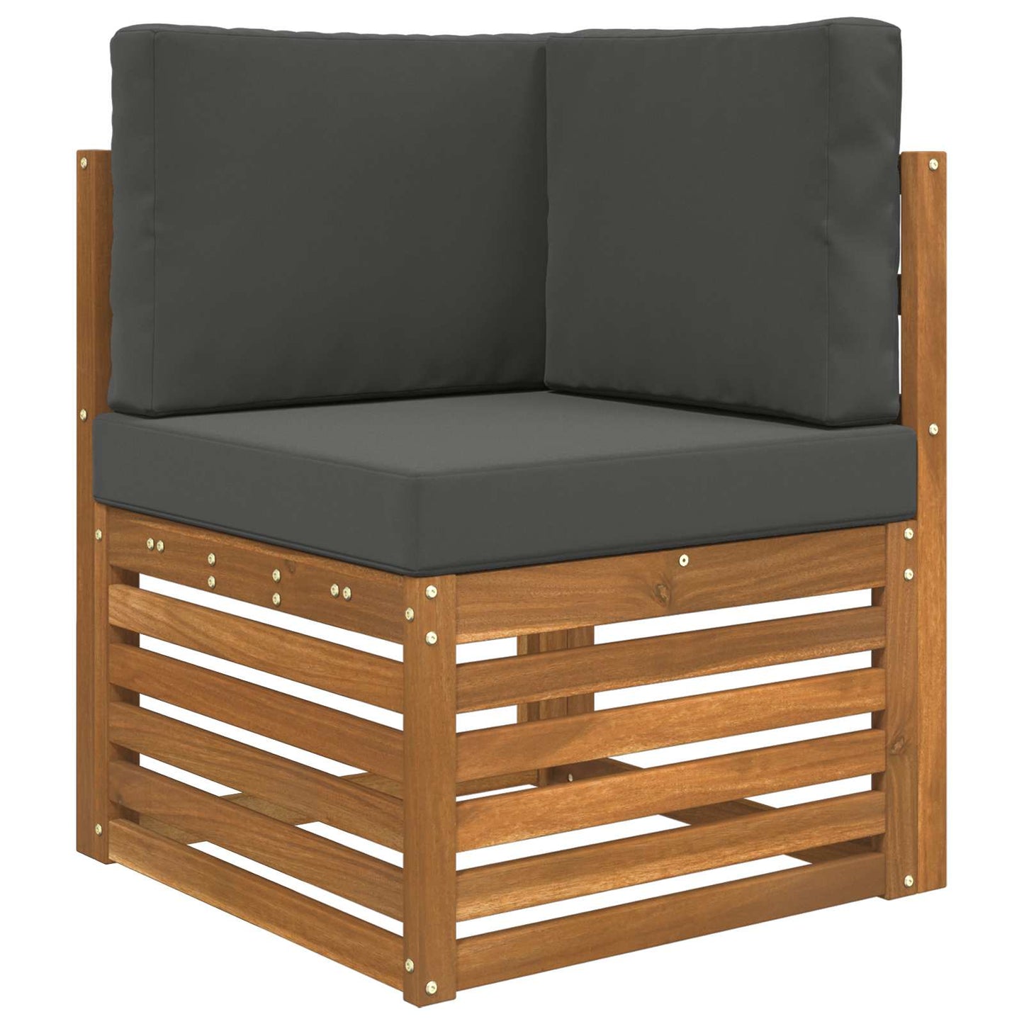 Cuscino per divano da esterno 3 pcs Antracite Poliestere | homemem39