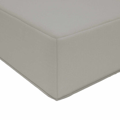 Cuscino per divano da esterno 3 pcs Grigio Poliestere