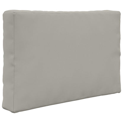Cuscino per divano da esterno 3 pcs Grigio Poliestere