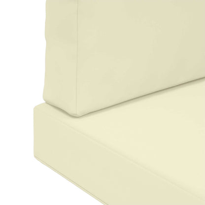 Cuscino per divano da esterno 3 pcs Crema Poliestere | homemem39