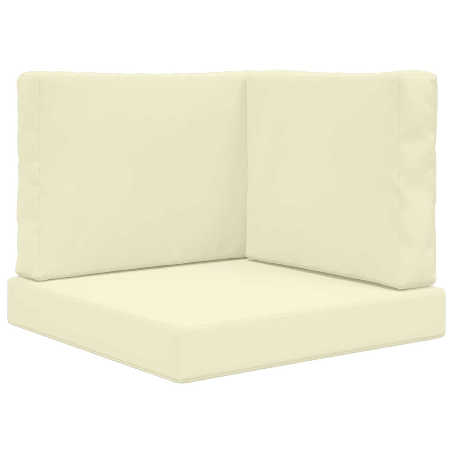 Cuscino per divano da esterno 3 pcs Crema Poliestere | homemem39
