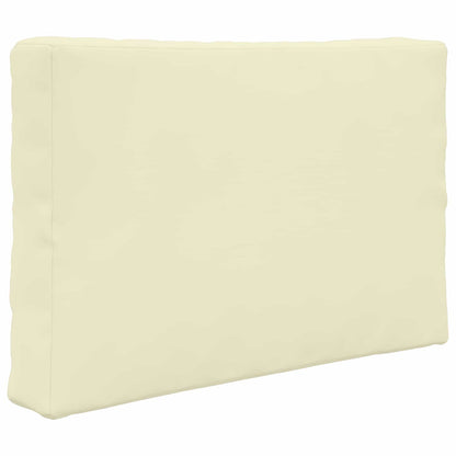 Cuscino per divano da esterno 3 pcs Crema Poliestere