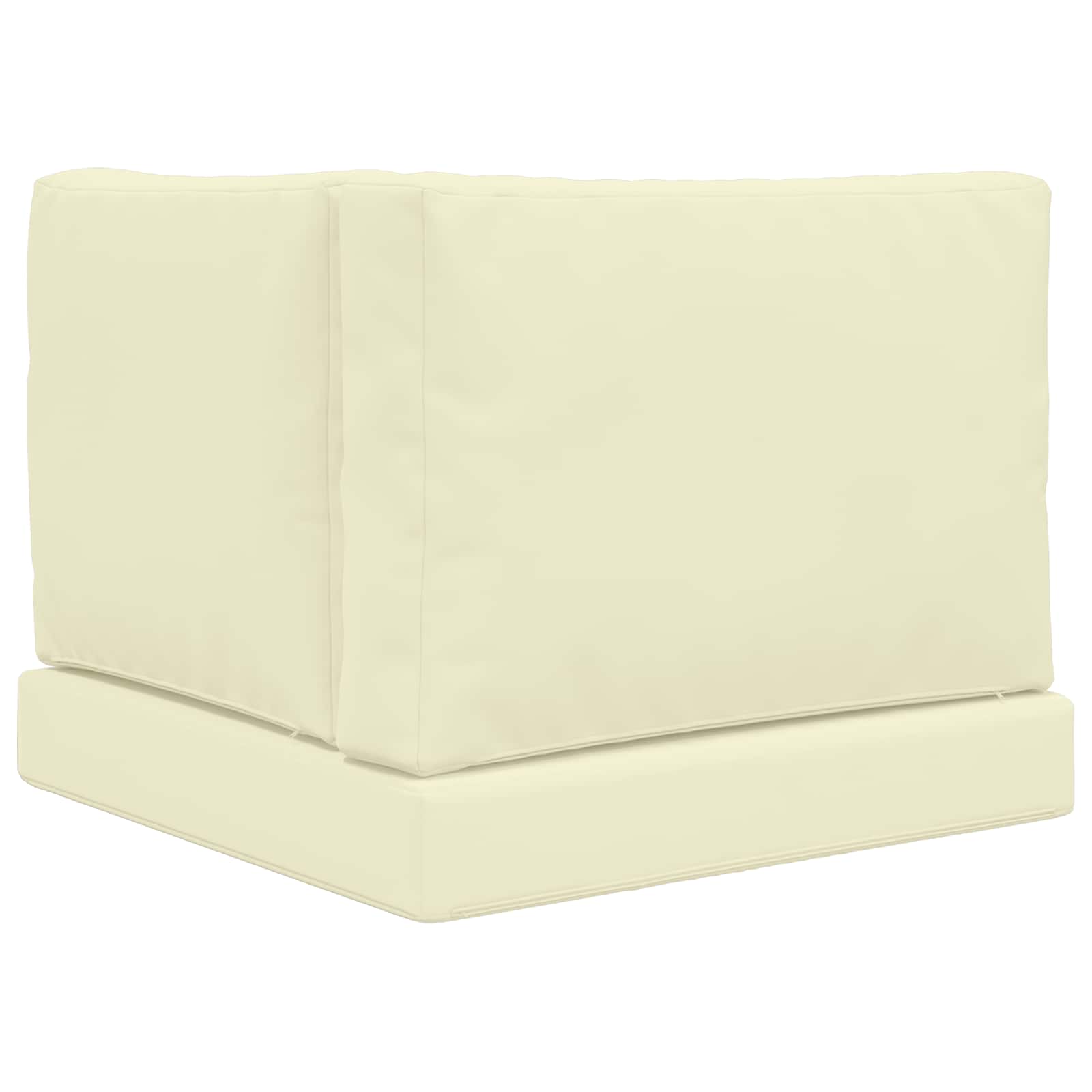 Cuscino per divano da esterno 3 pcs Crema Poliestere | homemem39