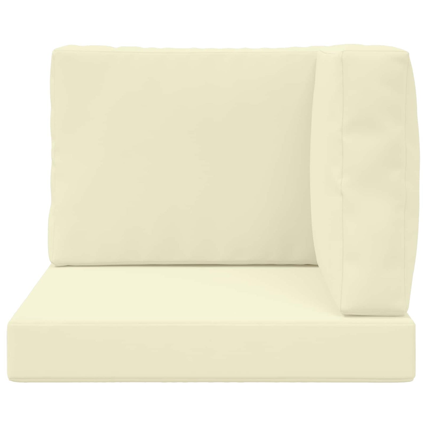 Cuscino per divano da esterno 3 pcs Crema Poliestere | homemem39