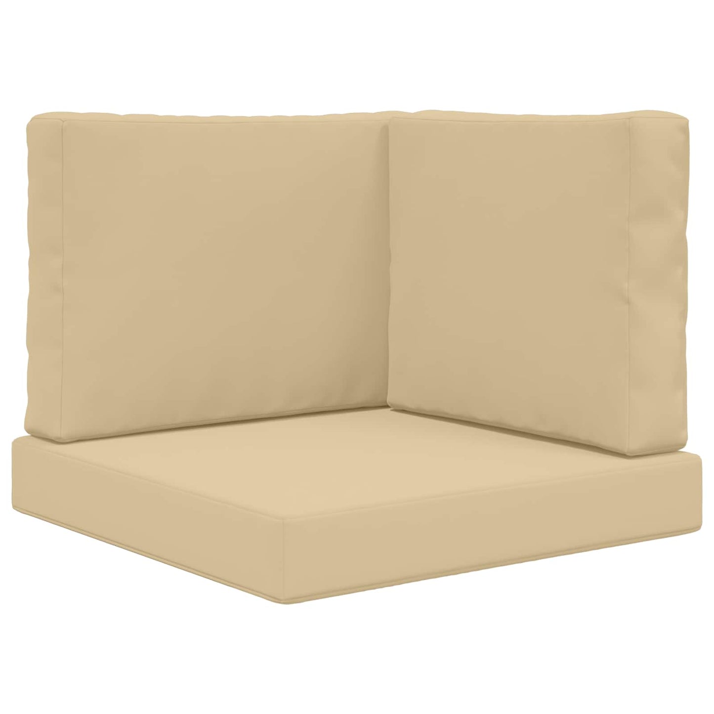 Cuscino per divano da esterno 3 pcs Beige Poliestere