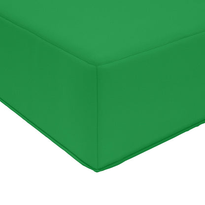 Cuscino per divano da esterno 3 pcs Verde Poliestere