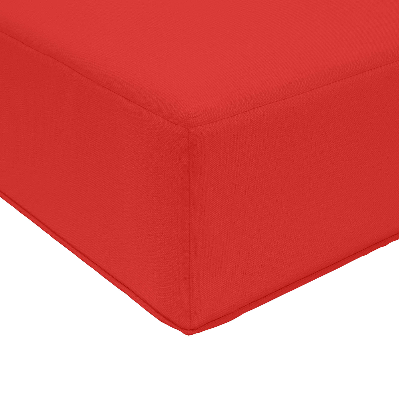Cuscino per divano da esterno 3 pcs Rosso Poliestere | homemem39