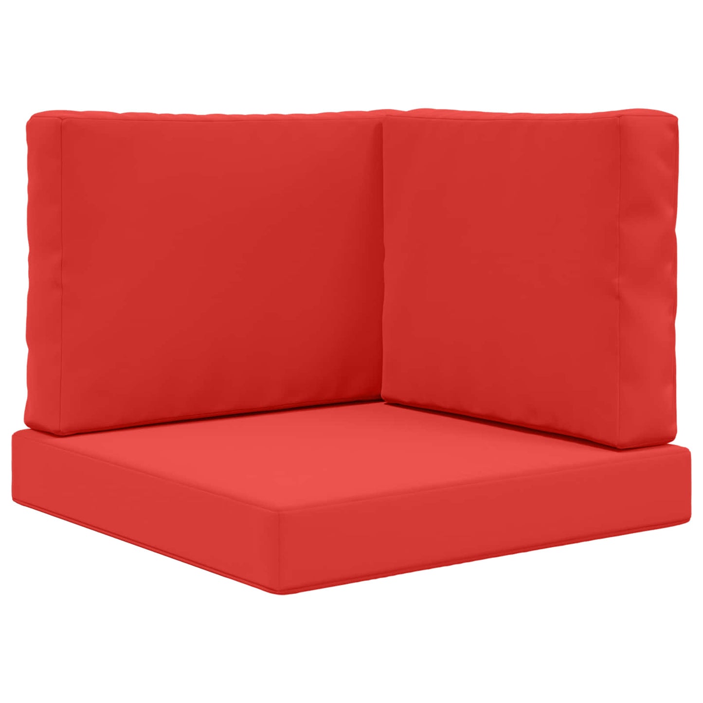 Cuscino per divano da esterno 3 pcs Rosso Poliestere | homemem39