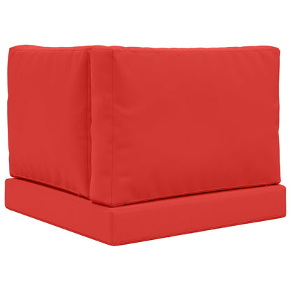 Cuscino per divano da esterno 3 pcs Rosso Poliestere | homemem39