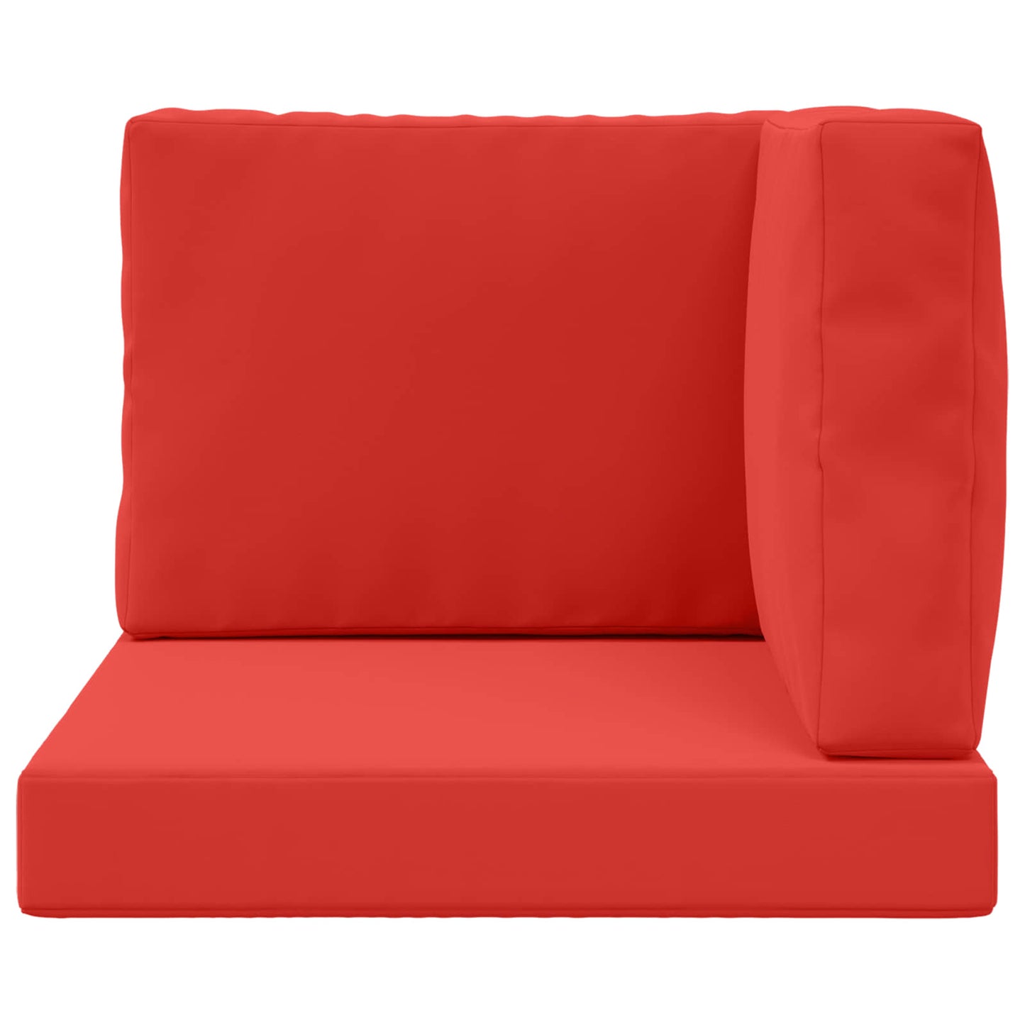 Cuscino per divano da esterno 3 pcs Rosso Poliestere | homemem39