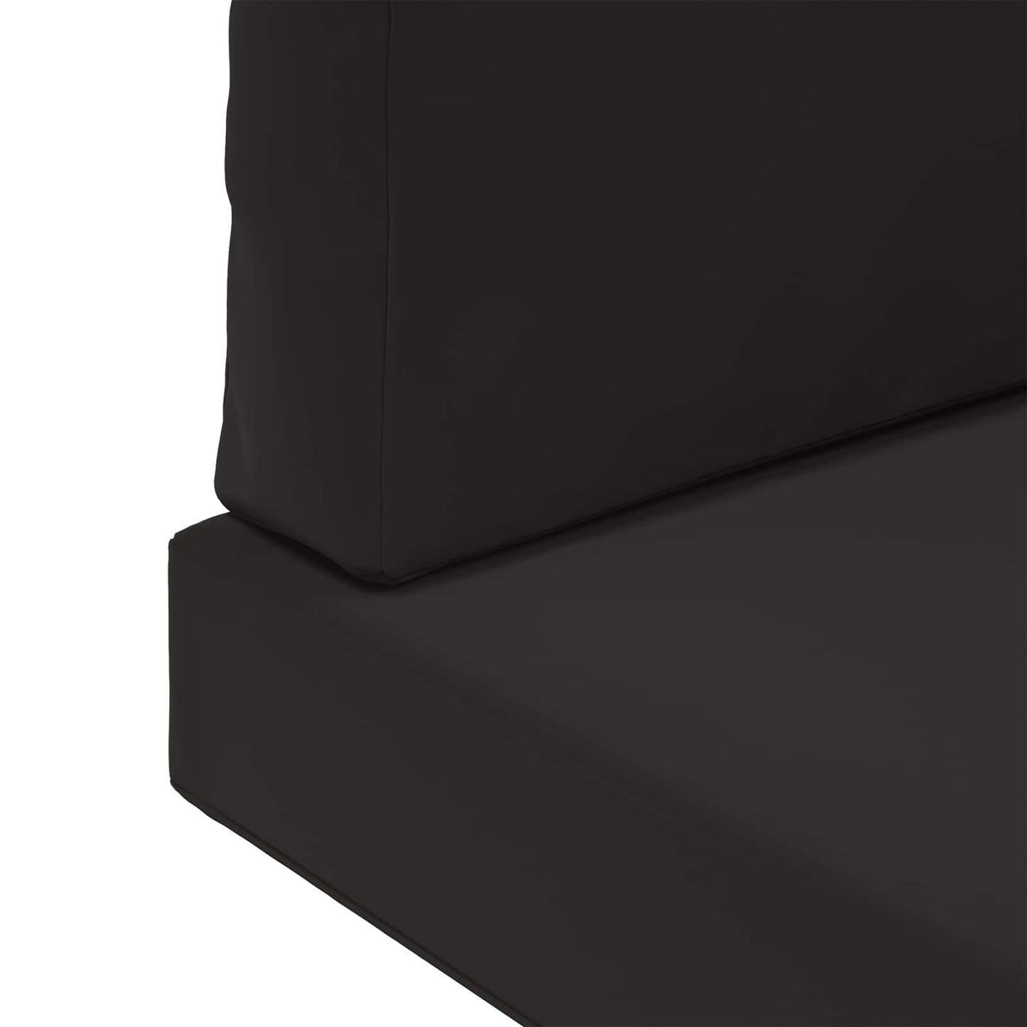 Cuscino per divano da esterno 3 pcs Nero Poliestere | homemem39