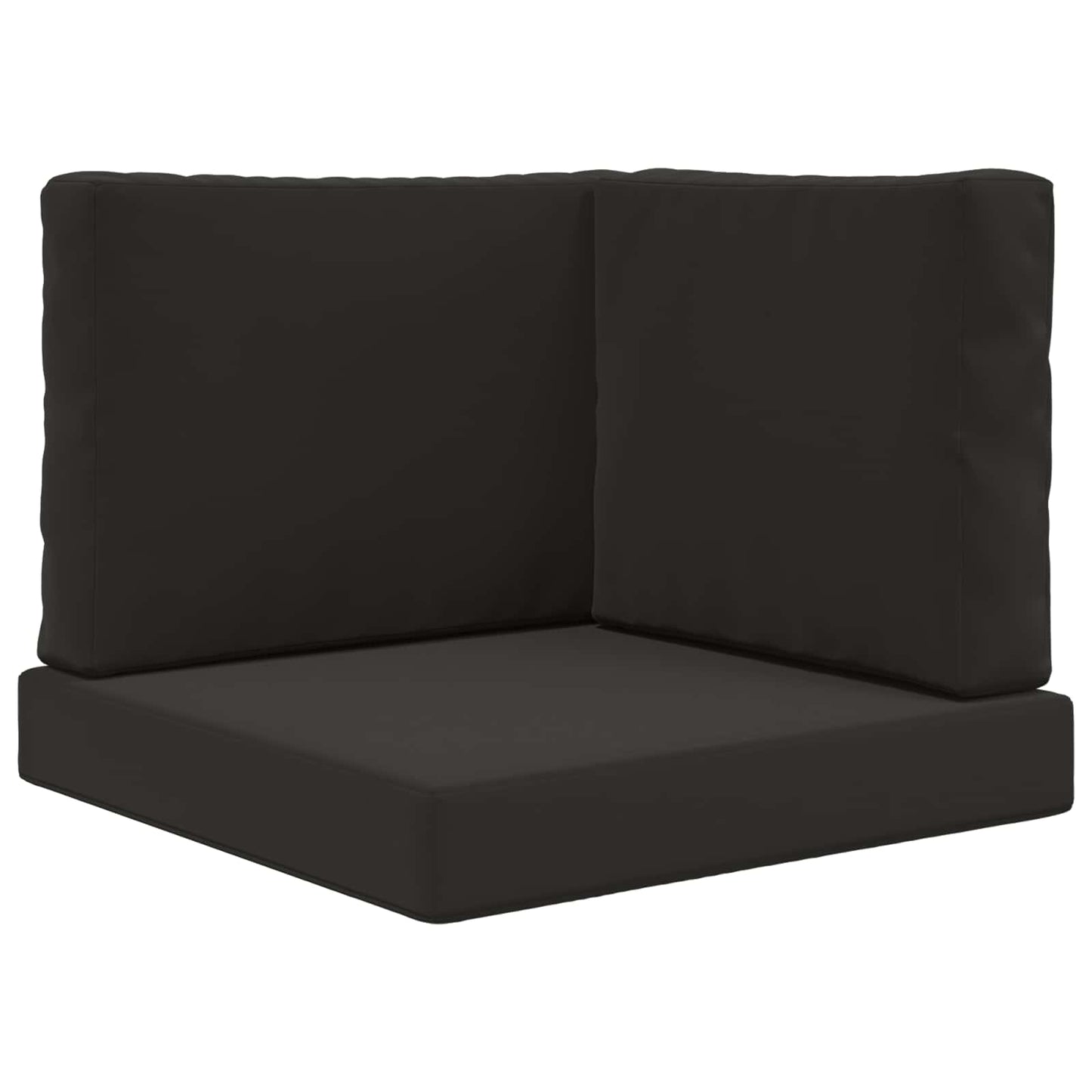 Cuscino per divano da esterno 3 pcs Nero Poliestere | homemem39
