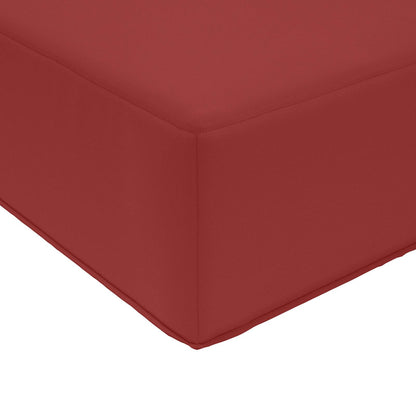 Cuscino per divano da esterno 3 pcs Rosso vino Poliestere