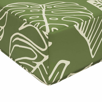 Cuscino per divano da esterno 3 pcs Design a foglia Poliestere