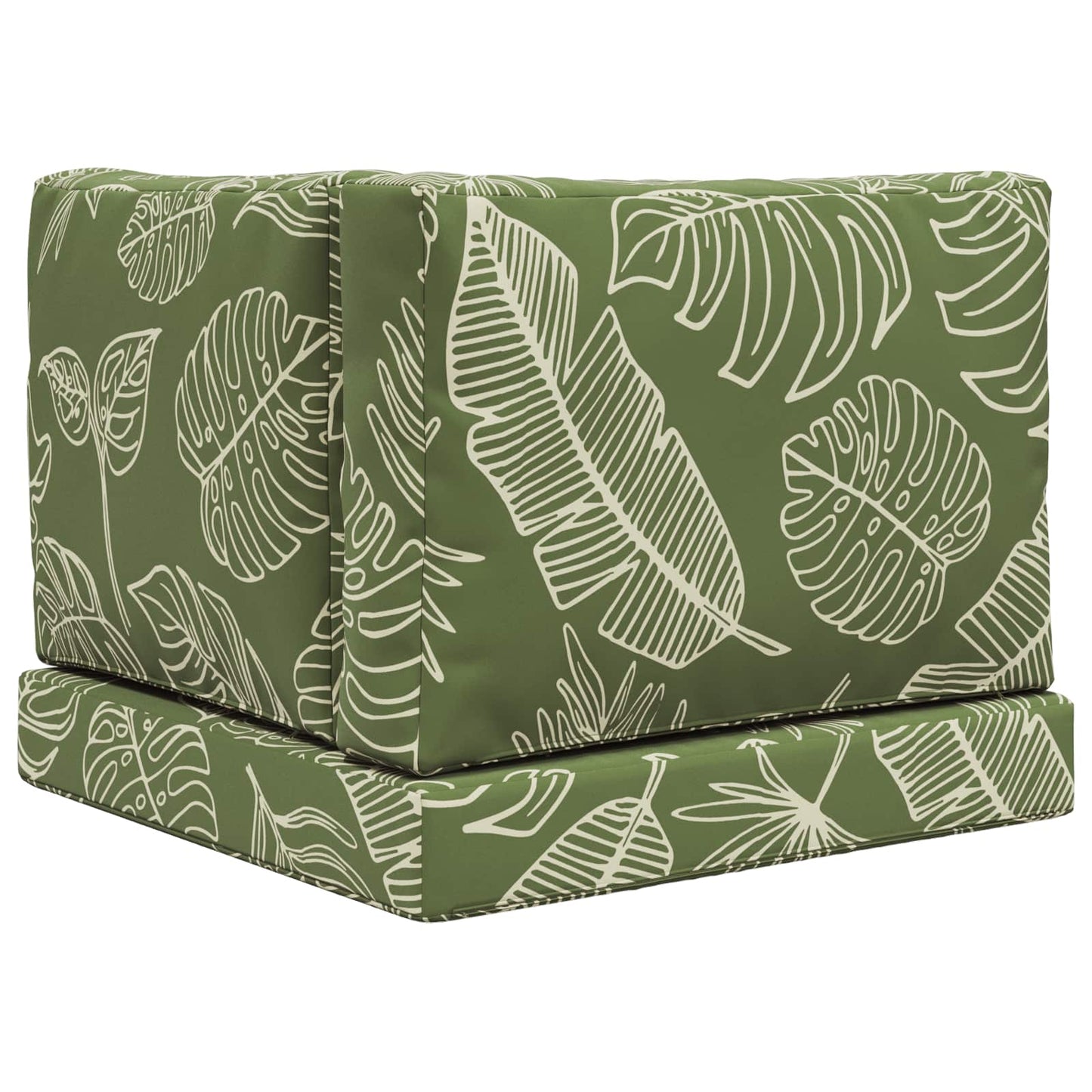 Cuscino per divano da esterno 3 pcs Design a foglia Poliestere