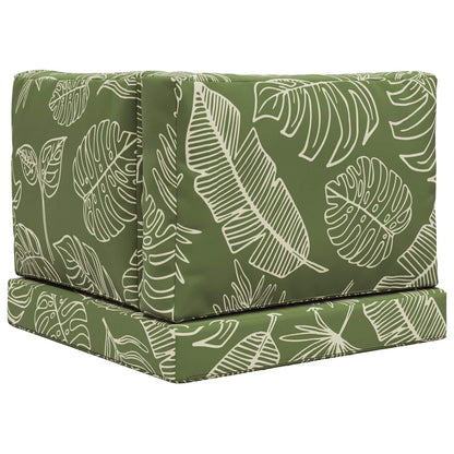 Cuscino per divano da esterno 3 pcs Design a foglia Poliestere