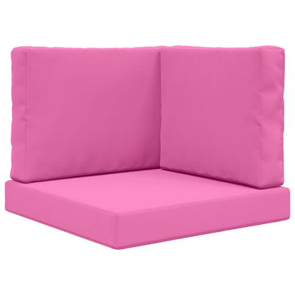Cuscino per divano da esterno 3 pcs Rosa Poliestere