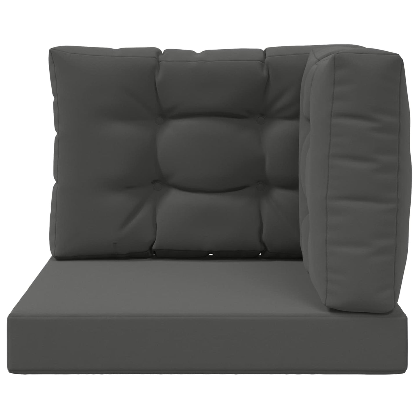 Cuscino per divano da esterno 3 pcs Antracite Poliestere