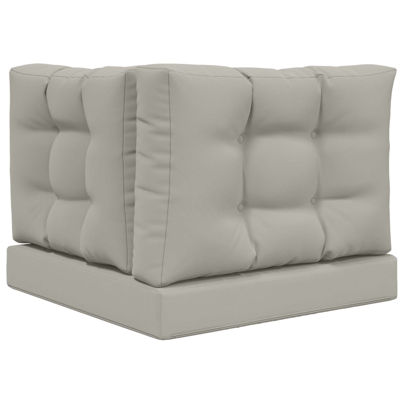 Cuscino per divano da esterno 3 pcs Grigio Poliestere | homemem39
