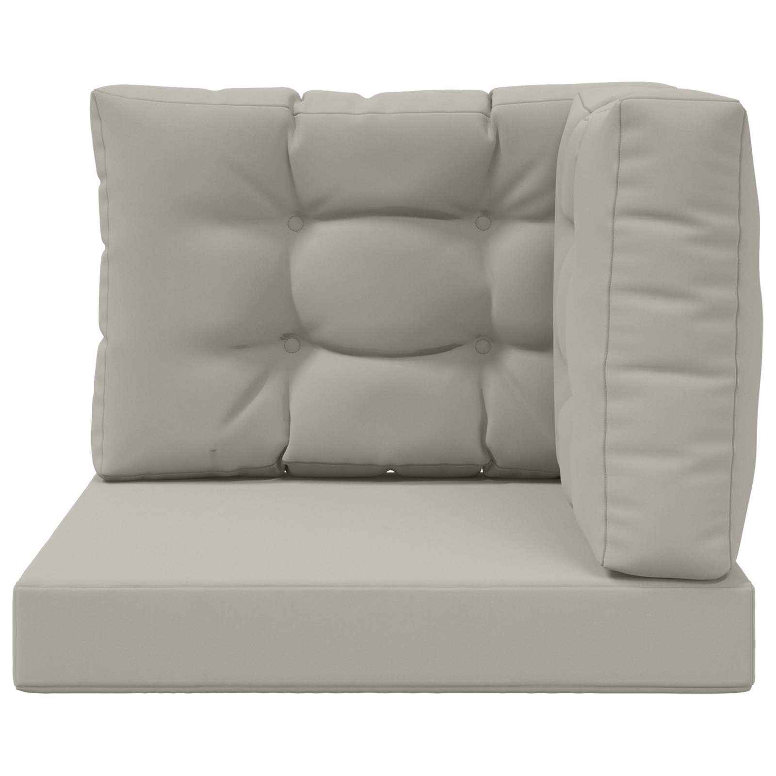 Cuscino per divano da esterno 3 pcs Grigio Poliestere | homemem39