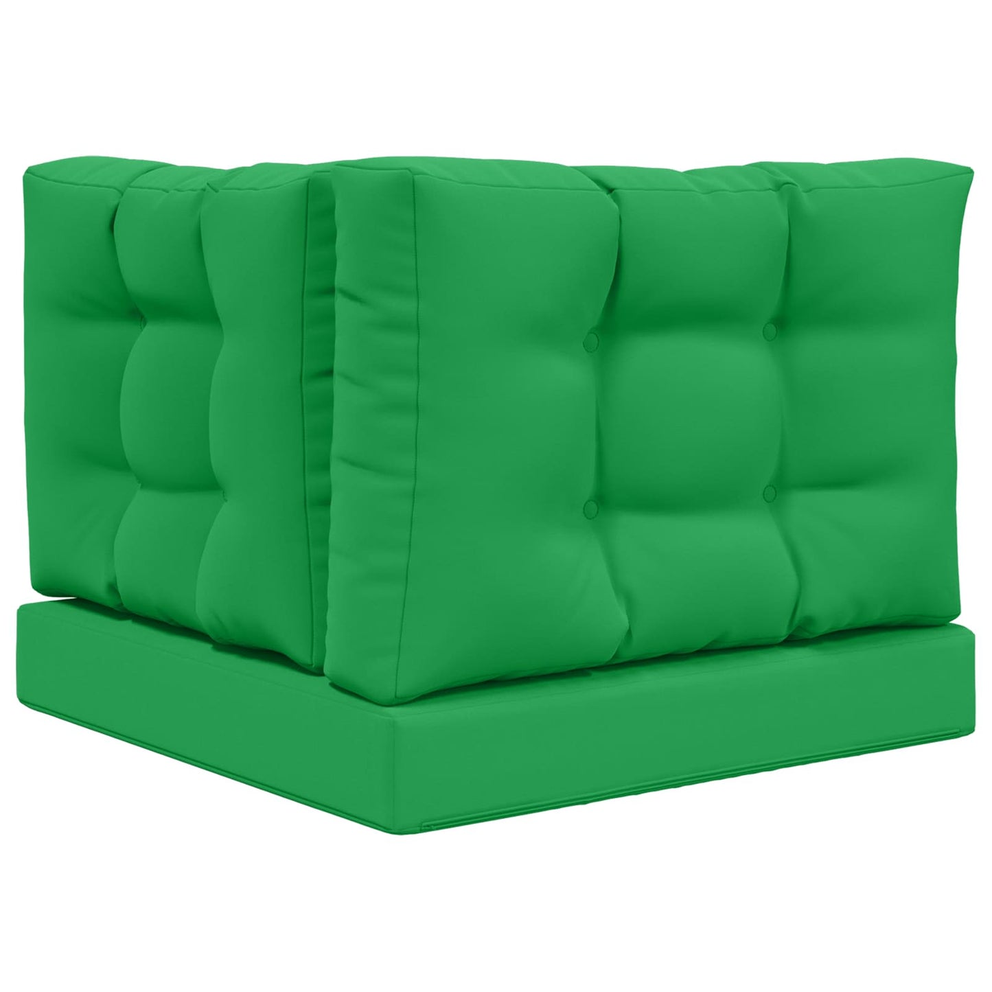 Cuscino per divano da esterno 3 pcs Verde Poliestere