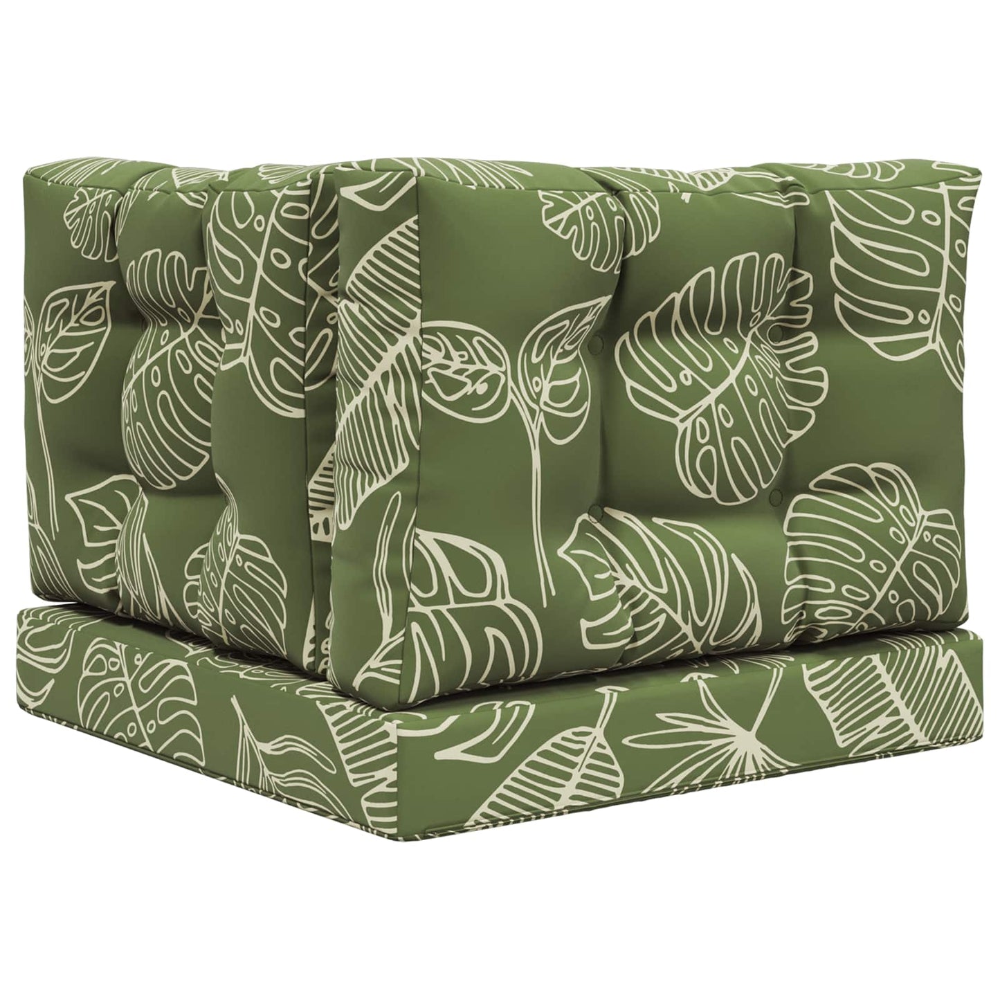 Cuscino per divano da esterno 3 pcs Design a foglia Poliestere