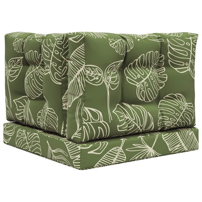 Cuscino per divano da esterno 3 pcs Design a foglia Poliestere