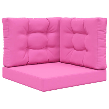 Cuscino per divano da esterno 3 pcs Rosa Poliestere