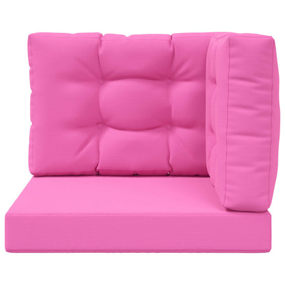 Cuscino per divano da esterno 3 pcs Rosa Poliestere | homemem39
