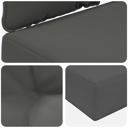 Cuscino per divano da esterno 2 pcs Antracite Poliestere