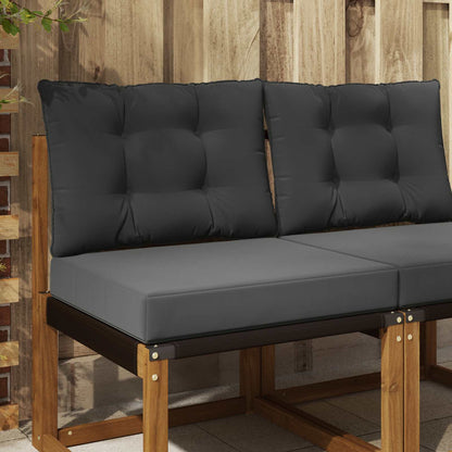 Cuscino per divano da esterno 2 pcs Antracite Poliestere