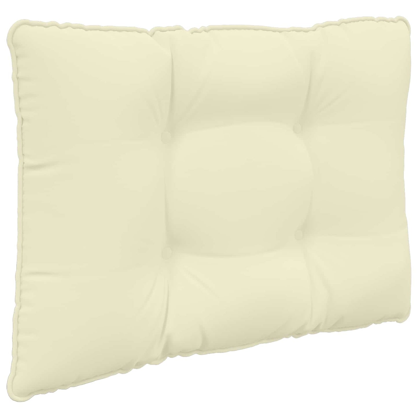Cuscino per divano da esterno 2 pcs Crema Poliestere