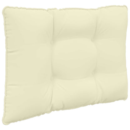 Cuscino per divano da esterno 2 pcs Crema Poliestere