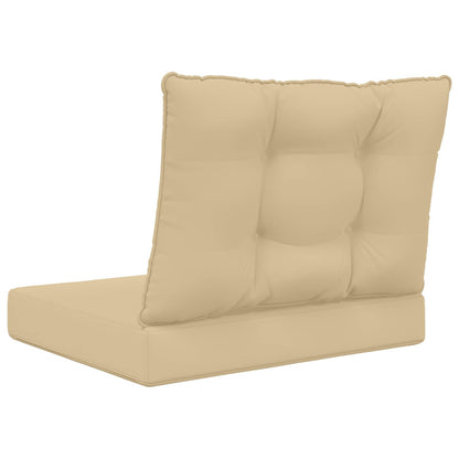 Cuscino per divano da esterno 2 pcs Beige Poliestere