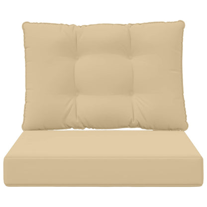 Cuscino per divano da esterno 2 pcs Beige Poliestere