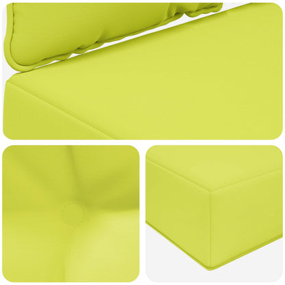 Cuscino per divano da esterno 2 pcs Verde Poliestere