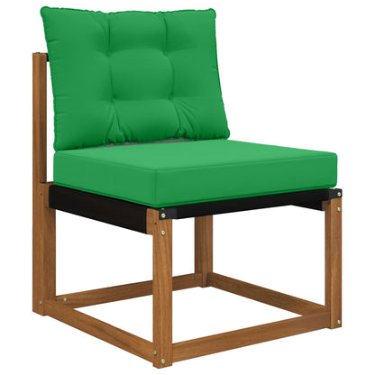 Cuscino per divano da esterno 2 pcs Verde Poliestere