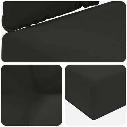 Cuscino per divano da esterno 2 pcs Nero Poliestere | homemem39